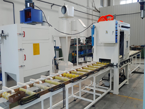 銅排雙面自動噴砂機(jī)